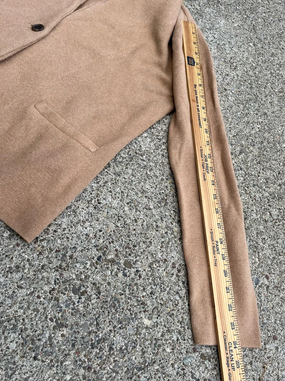 J Crew Women's Size Medium Tan Single-Button Knit Blazer